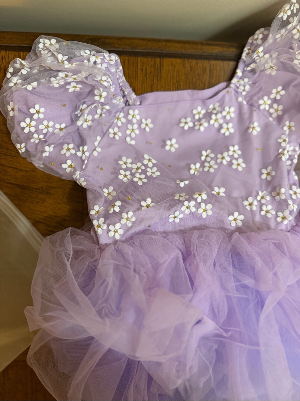 NWT Amazon Girls Purple Floral Tutu Dance dress! - Picture 7 of 10